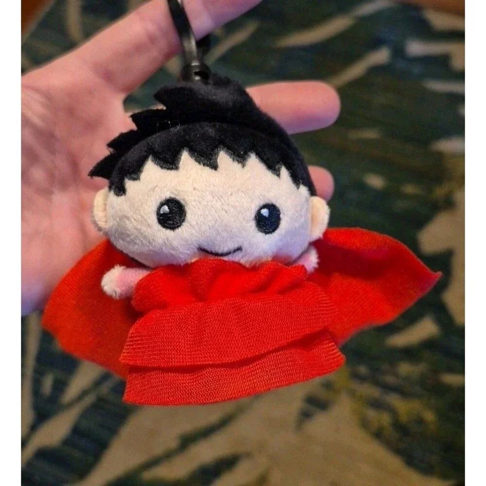 Chills and Thrills Plush Bag Clip Exclusive Beetlejuice Lydia Deetz Red Dress